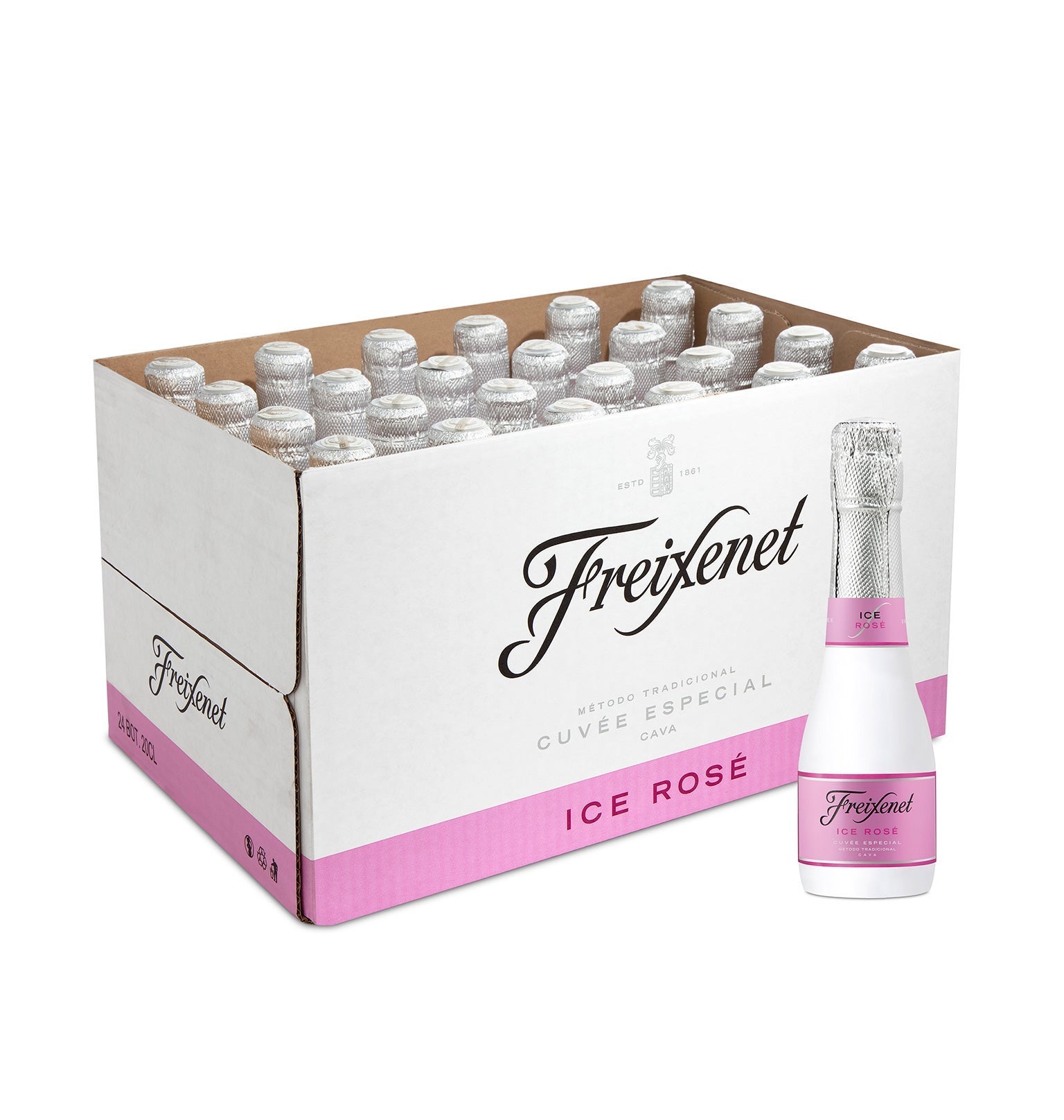 Mini Freixenet Ice Rosé Caja 24 bot.