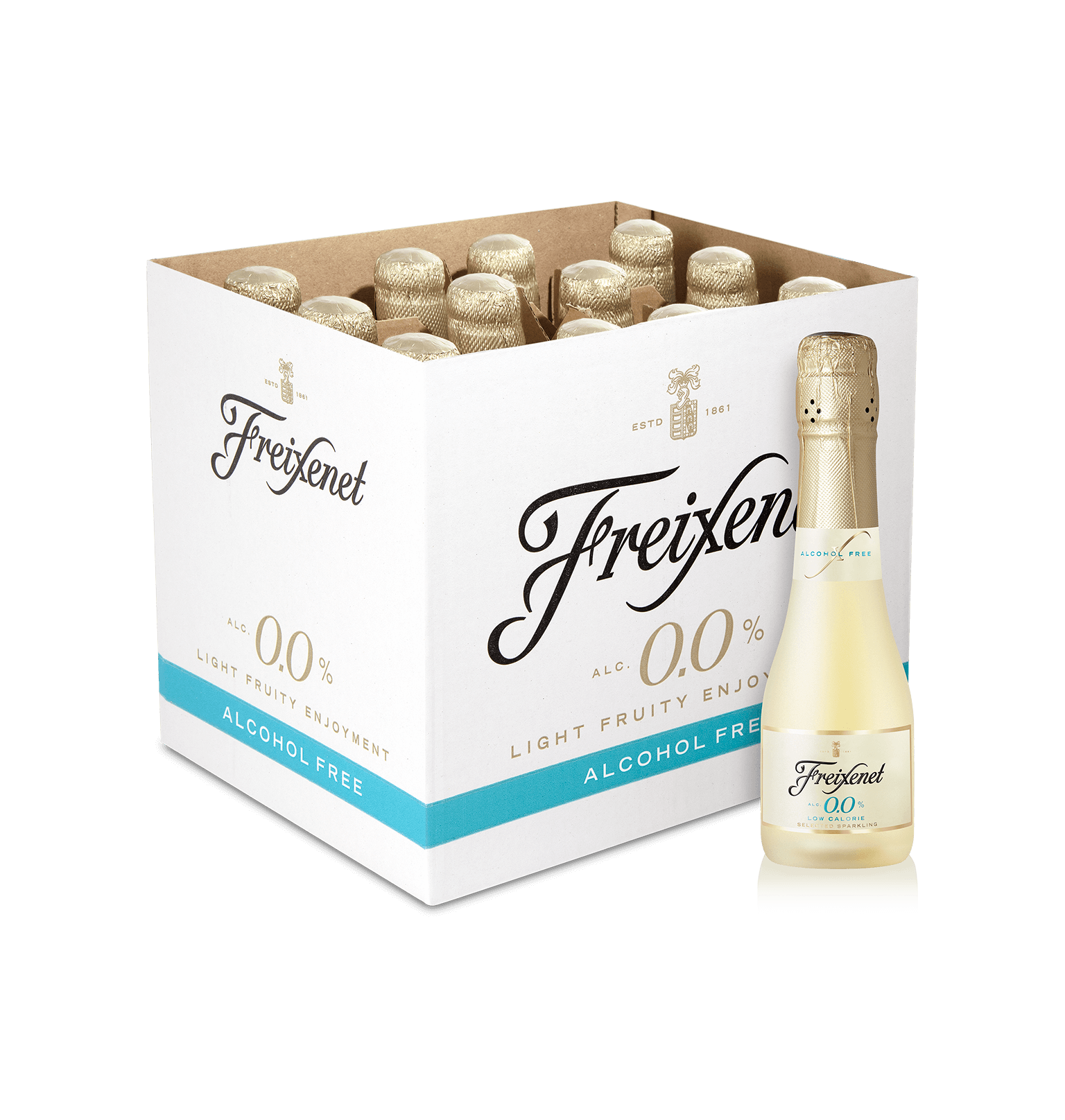 Mini Alcohol Free Blanco Caja 12 bot.